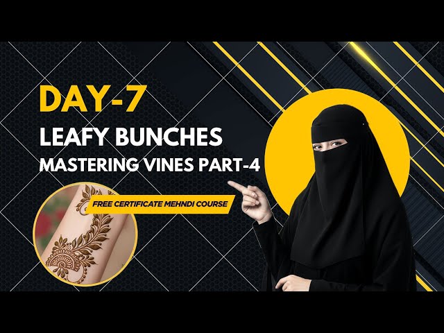 Free Online Mehndi Course With Certificate Day-7 (2026)