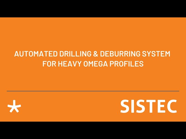 Integrated Robotic Bending Cell | Automated Drilling & Deburring System for Heavy Omega Profiles