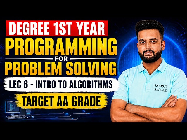 PPS Lecture 6 | Introduction to Algorithms | BEO1RO0121 | Degree 1st Year Engineering | GTU