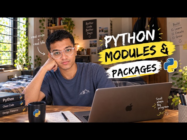Python for Machine Learning – Part 5 | Modules & Packages