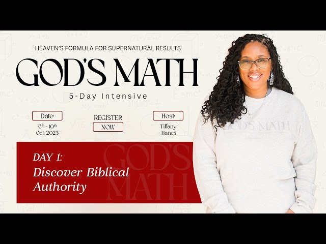 How to Activate God’s Math in Every Area of Your Life - God’s Math Intensive Day 1