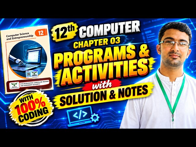 Chapter 03 Programs | Class 12 Computer Science Chapter 03 | New Book 2026