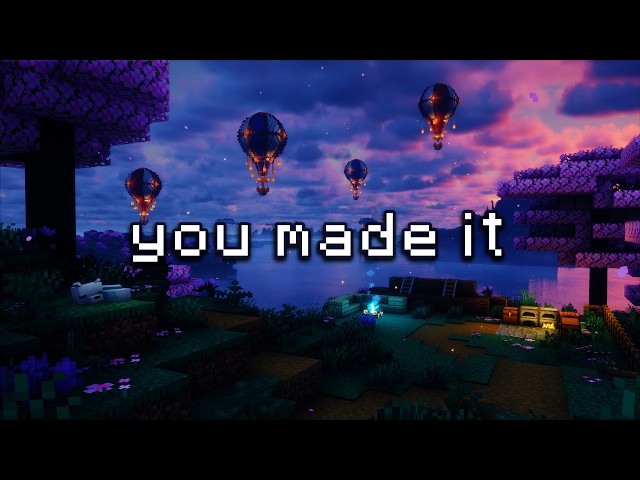 you've made it through today, now you can rest… (minecraft music & ambience)