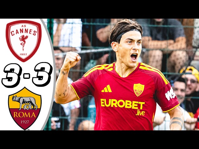 Cannes vs Roma 3-3- HL & GoaIs - Friendly Match 2026