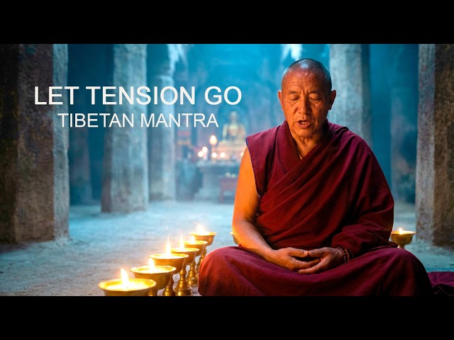 Tibetan Monk in an Underground Monastery Hall — Deep Grounded Calm | Nervous System Reset