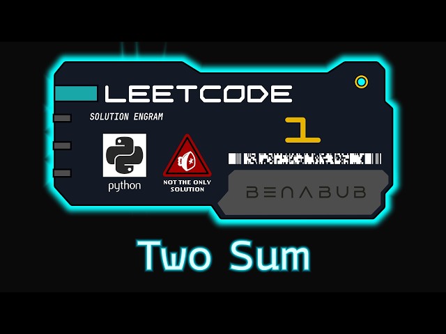 Two Sum — LeetCode #1 | Python Algorithm Visualization