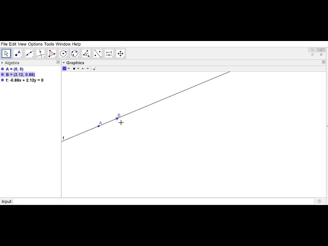 Euclidean Geometry with GeoGebra #1 - Point and Line