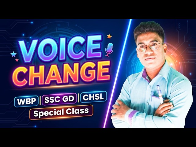 Class 13 I Voice Change I Active to Passive I The Easiest Way in the World