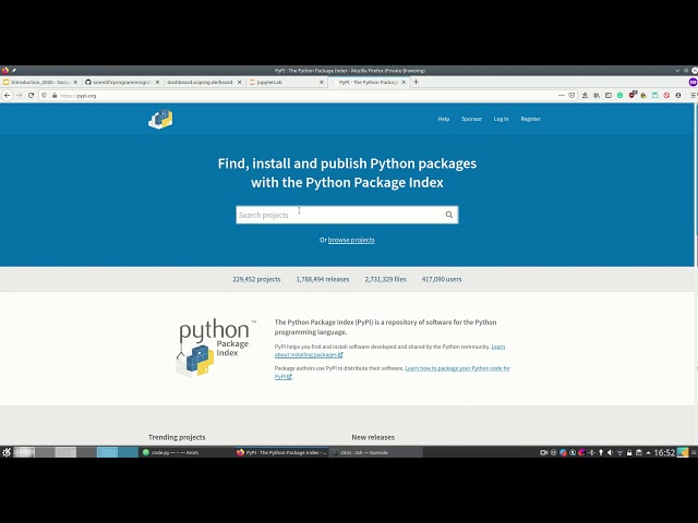 Scipy 2020 - 1.5.2 - Introduction - Setup - Part 2 (Install locally)