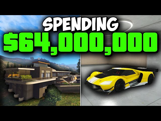 I Spent $64 Million On the NEW Mansions DLC in GTA Online | GTA Online A Safehouse in the Hills DLC