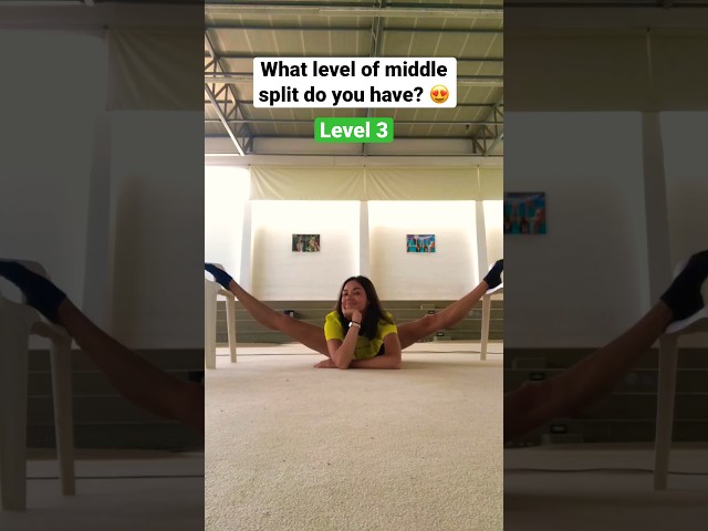 Splits challenge / flexibility challenge / Lera the gymnast #gymnast #split #challenge #shorts