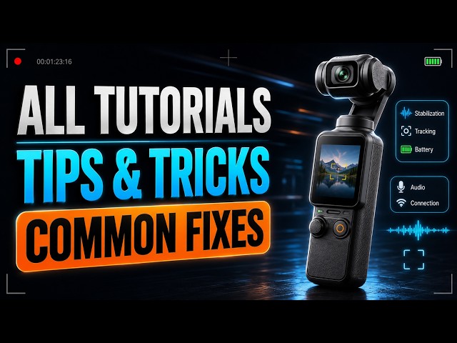 DJI Osmo Pocket 4 – All Tutorials, Tips, Tricks & Fixes