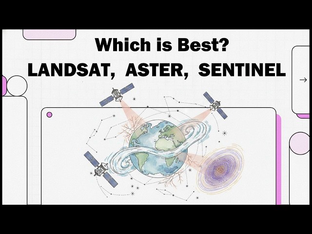 How Satellites See the Invisible: Landsat, ASTER, and Sentinel-2 Explained