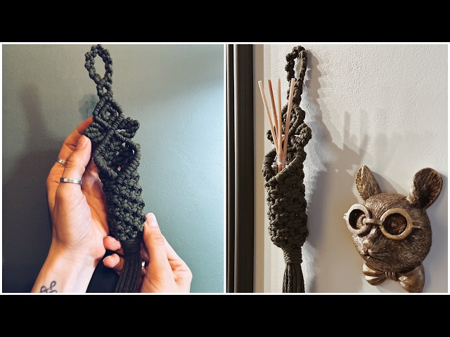 DIY: Tutorial Macrame pocket for small items
