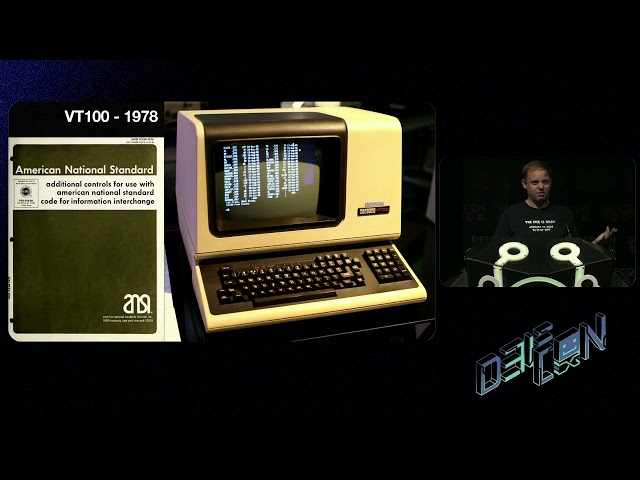 DEF CON 31 - Terminally Owned - 60 Years of Escaping - David Leadbeater