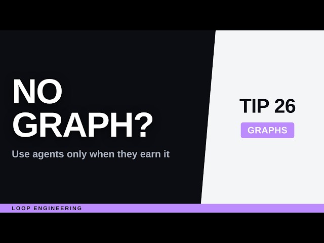 When NOT to Use AI Agents or Graphs: The Decision Rule