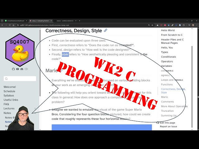 SQ4007 Lecture wk2 C