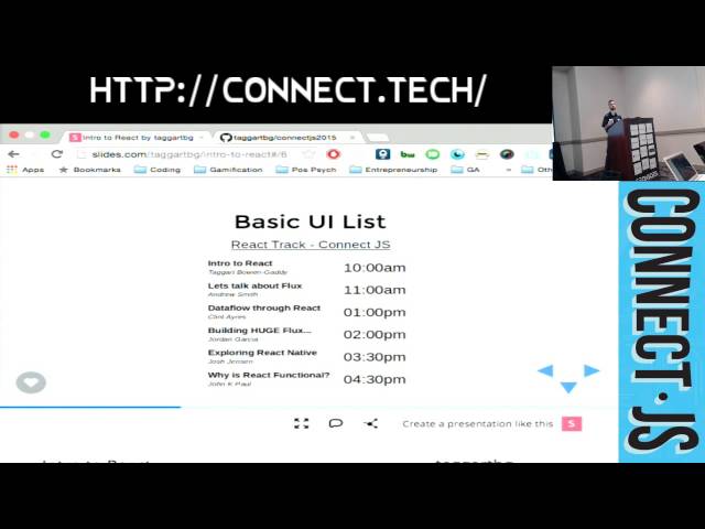 Connect.JS 2015: Introduction to ReactJS
