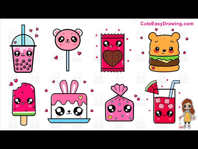 Cute Easy Drawing Video Collection for Kids | 60 Minutes Long Drawing Video Sunday Special