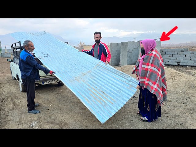 Cold and Work: Purchasing the materials needed for the cottage balcony