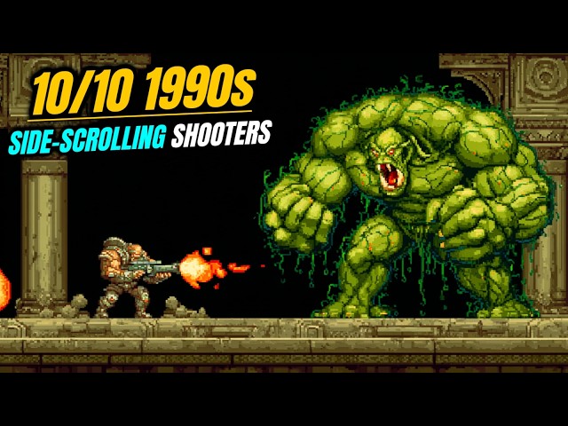 25 Absolutely Stunning Side-Scrolling Shooters From The 1990s: 100% Nostalgia!!