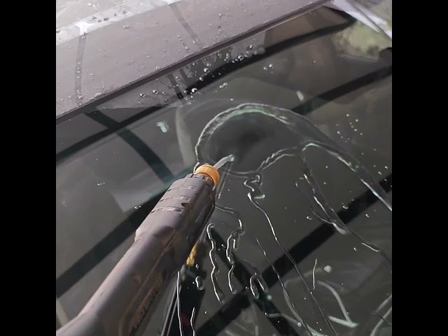 Dry with water after ceramic coating!