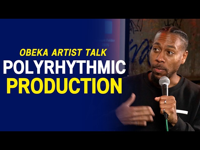 Obeka on Polyrhythms, Hybrid Percussion & Album-Making | CDR Sessions (Manchester)