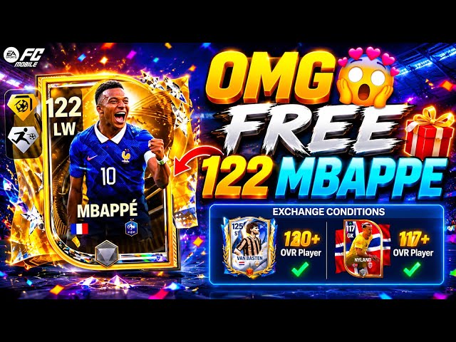 GLITCH😍122 MBAPPE FREE 😍DO THIS NOW 🎁 LOG IN & CLAIM YOUR FREE MBAPPE 🎁 THE WORLDS GAME GLITCH 😍🔥