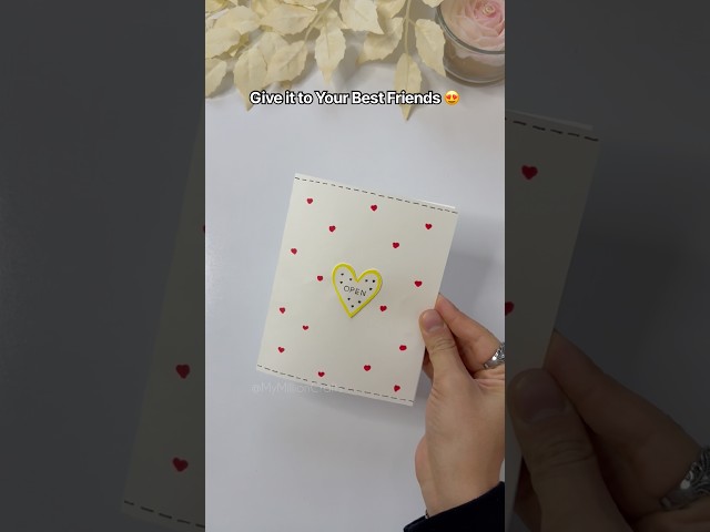 DIY pop up FLOWER Greeting Card 💛🌼 #diy #craft #papercraft