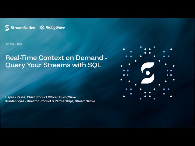 Real-Time Context on Demand: Query Your Streams with SQ