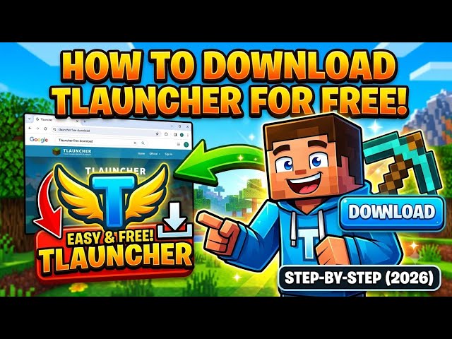 How to Download TLauncher & Play Minecraft Java Edition (2026)