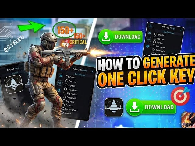 Aincrad Client v3.6 Key Genarator | Easy with full Guide Aincradmods free panel #ffpanel 