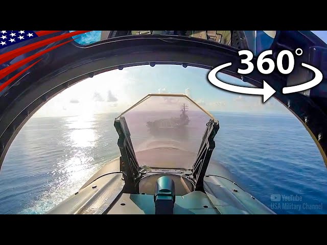 360° VR – Real Cockpit & Deck Experience on US & UK Aircraft Carriers