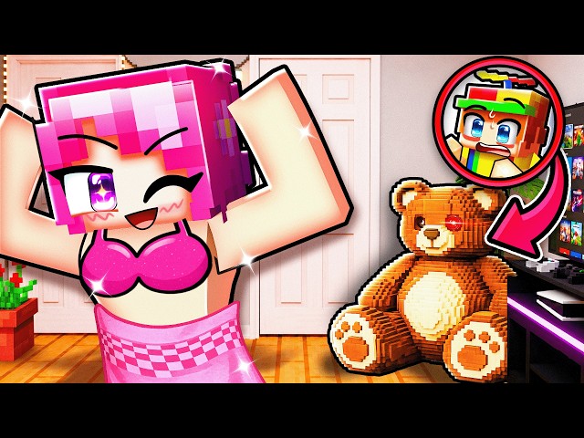 Spying On My Crush As a TEDDY BEAR…