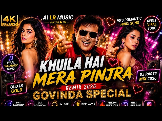 Khula Hai Mera Pinjra ❤️ 90's Romantic Hindi Song | Old Bollywood Love Song Remix 2026 DJ Party Mix