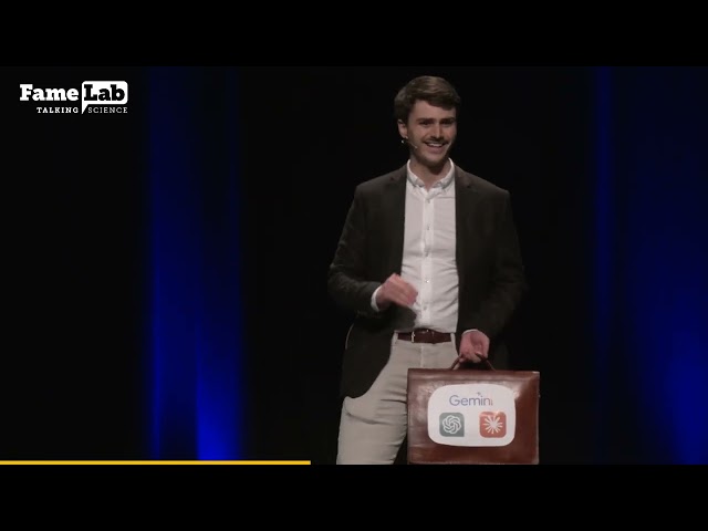 Guillermo Rodríguez Plazas "Can AI Do Math? Teaching Large..." FameLab 2026 Karlsruhe