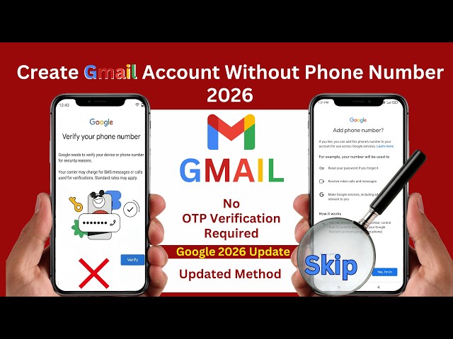 Create Unlimited Gmail Accounts Without Phone Number (2026 Method) | Latest