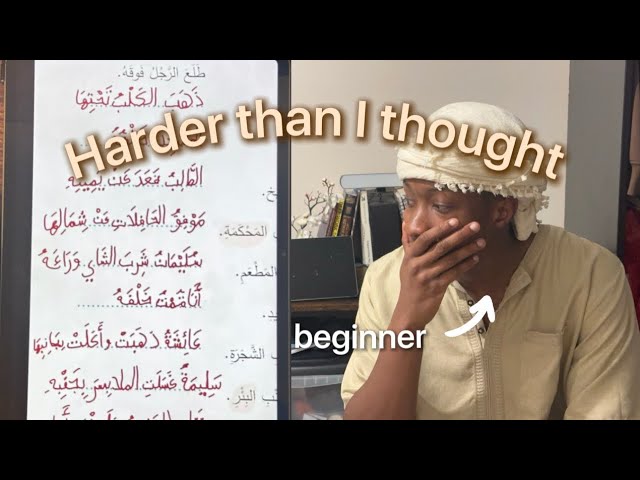 I Tried Learning Arabic for 7 Days (didn't go well)