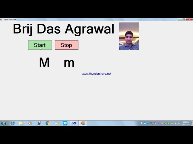 .net C# - Display Alphabets A-Z and a-z