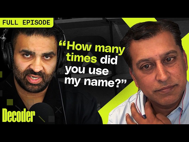 Confronting the CEO of the AI company that impersonated me | Decoder