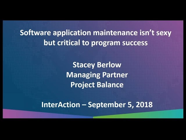 Application Maintenance Isn’t Sexy, But Critical to Success