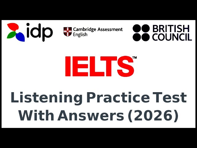 IELTS LISTENING PRACTICE TEST 2026 WITH ANSWERS | Test 31 | Latest Full Exam Preparation 2026