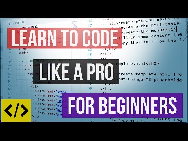 code like a pro for beginners