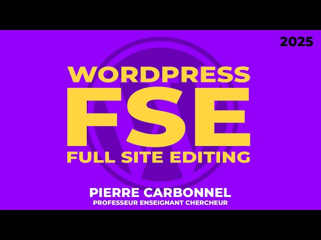 What is FSE on WordPress?