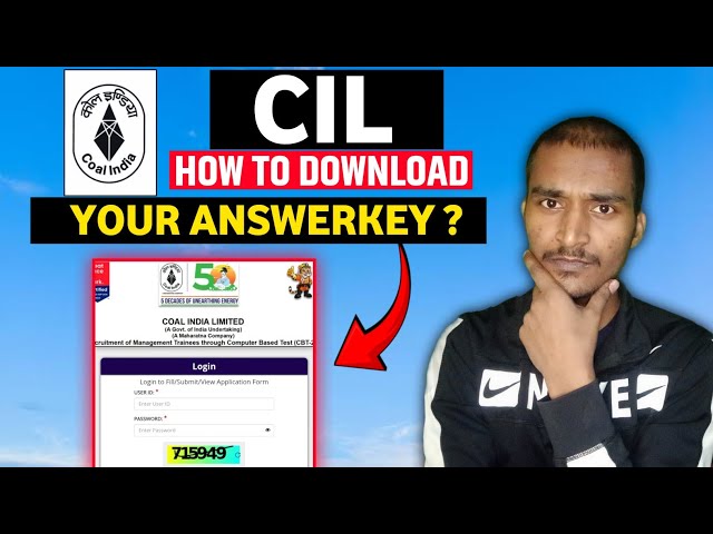 coal india limited answer key | cil mt response sheet | cil exam answer key download link 