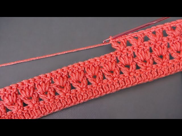 EASY Crochet Pattern for Beginners! 🌸 Crochet Stitch for Baby Blanket, Bag & Scarf