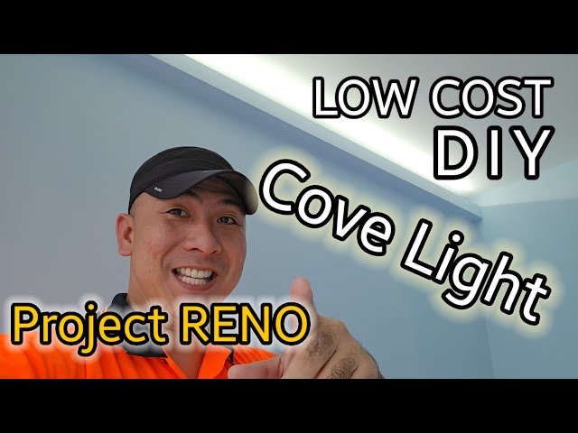 Project RENO- DIY Low Cost Cove-Light. Build with me! (Save Hundreds!)