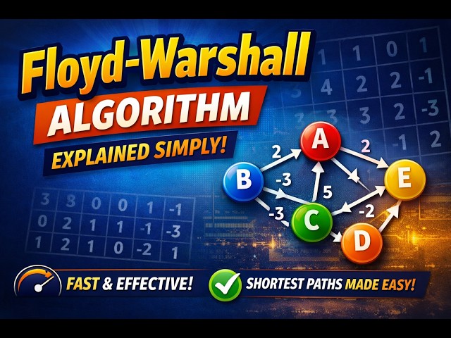 Floyd–Warshall Algorithm Explained in Simple Terms