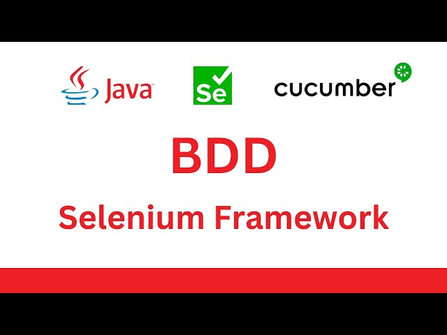Selenium Cucumber framework: Java BDD framework [Java automation]
