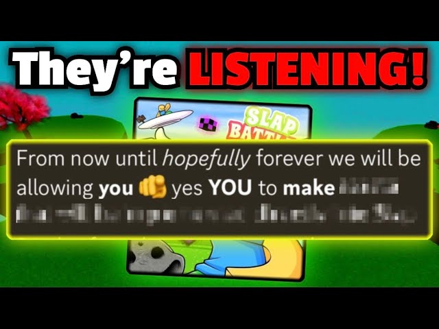 This Is AMAZING NEWS For Slap Battles!